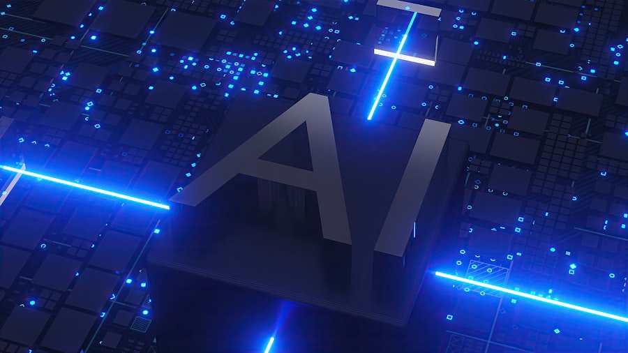 Abstract illustration representing artificial intelligence